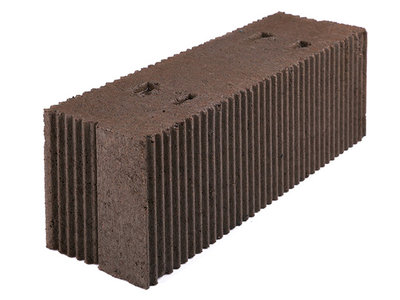 Камень рядовой облицовочный (бетонный блок) СКЦ 2Л-13 с колотой/рифленой фактурой