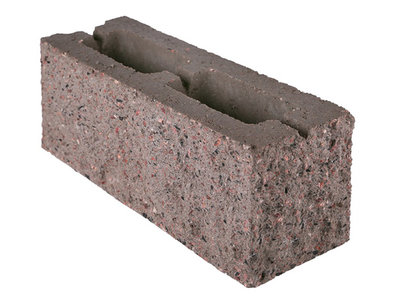 Камень торцевой облицовочный (бетонный блок) СКЦ 2Л-9т с колотой фактурой