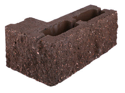 Камень угловой облицовочный (бетонный блок) СКЦ 2Л-9у с колотой фактурой